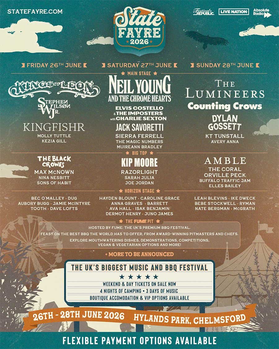 UK State Fayre 2026 latest poster