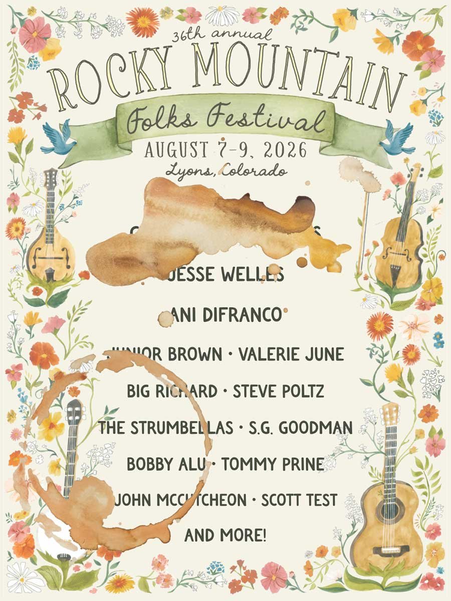 USA Rocky Mountain Folks Festival 2026 poster