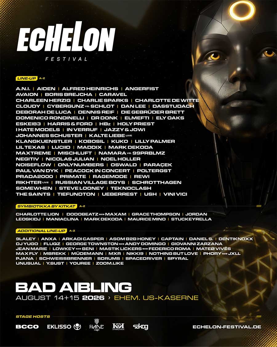 Echelon Festival 2026 poster