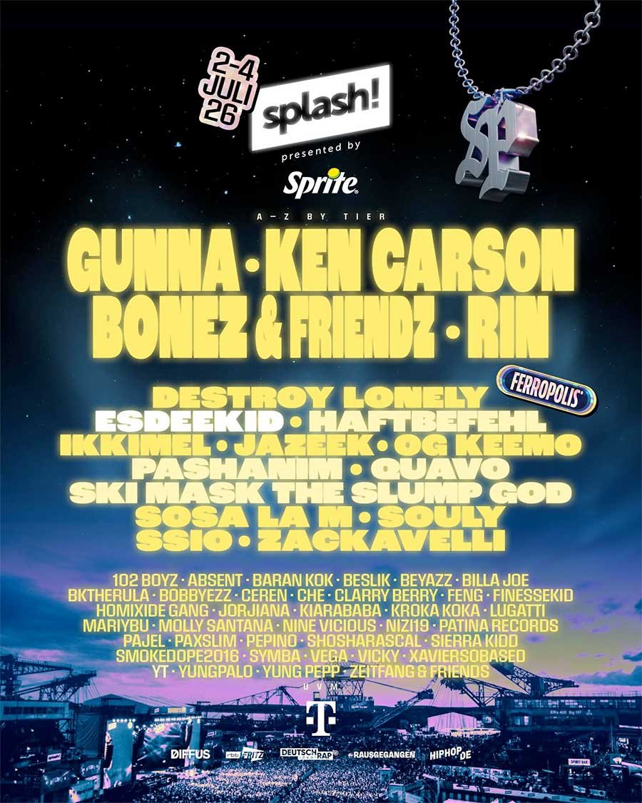 Splash! Festival Germany 2026 poster