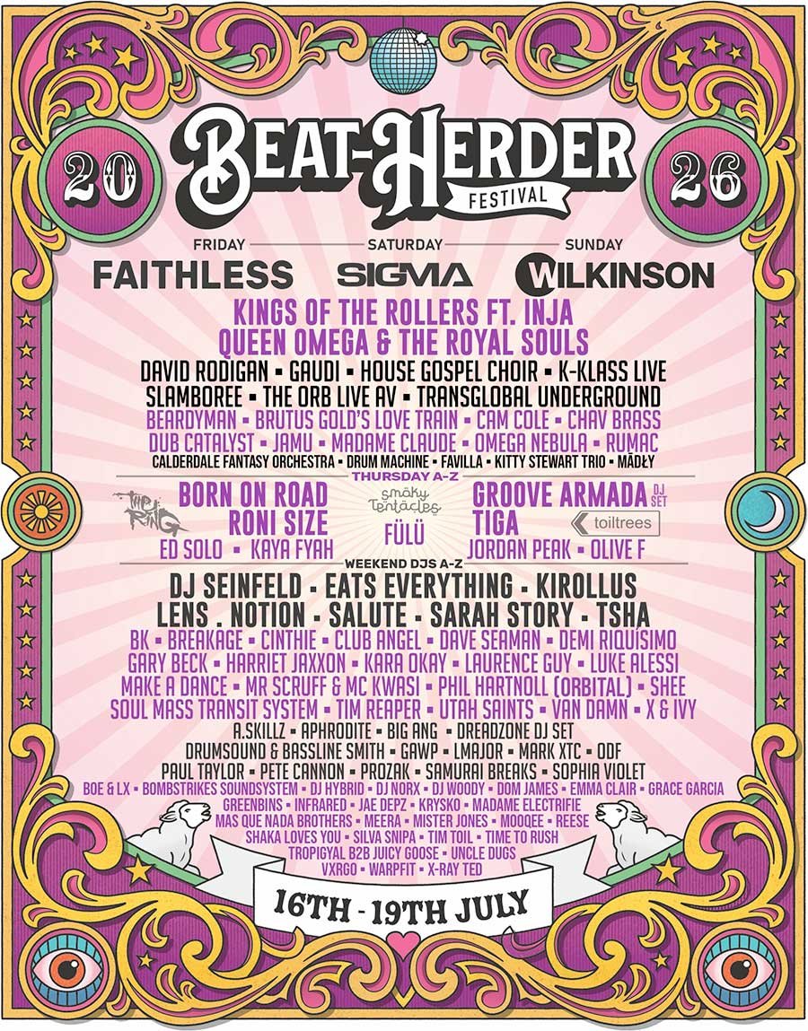 UK Beat Herder Festival 2026 poster