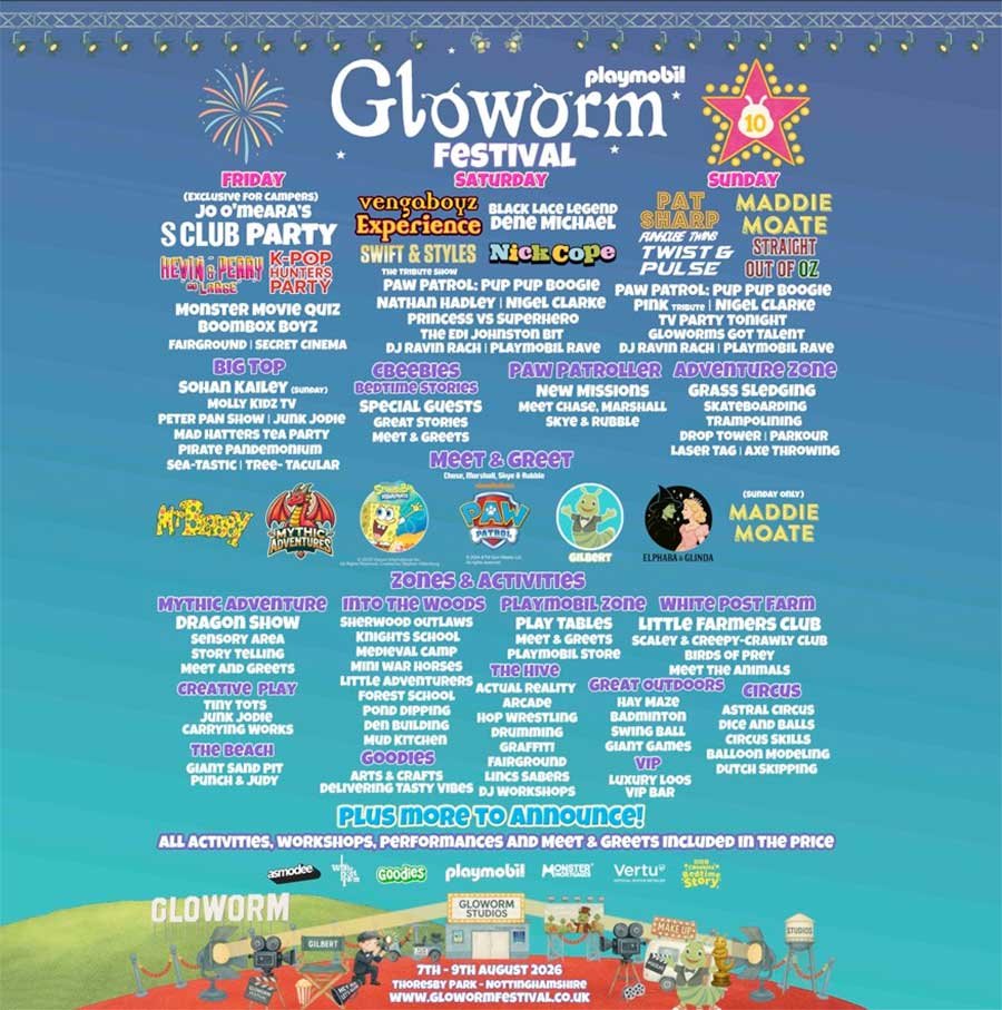 UK Gloworm Festival 2026 poster