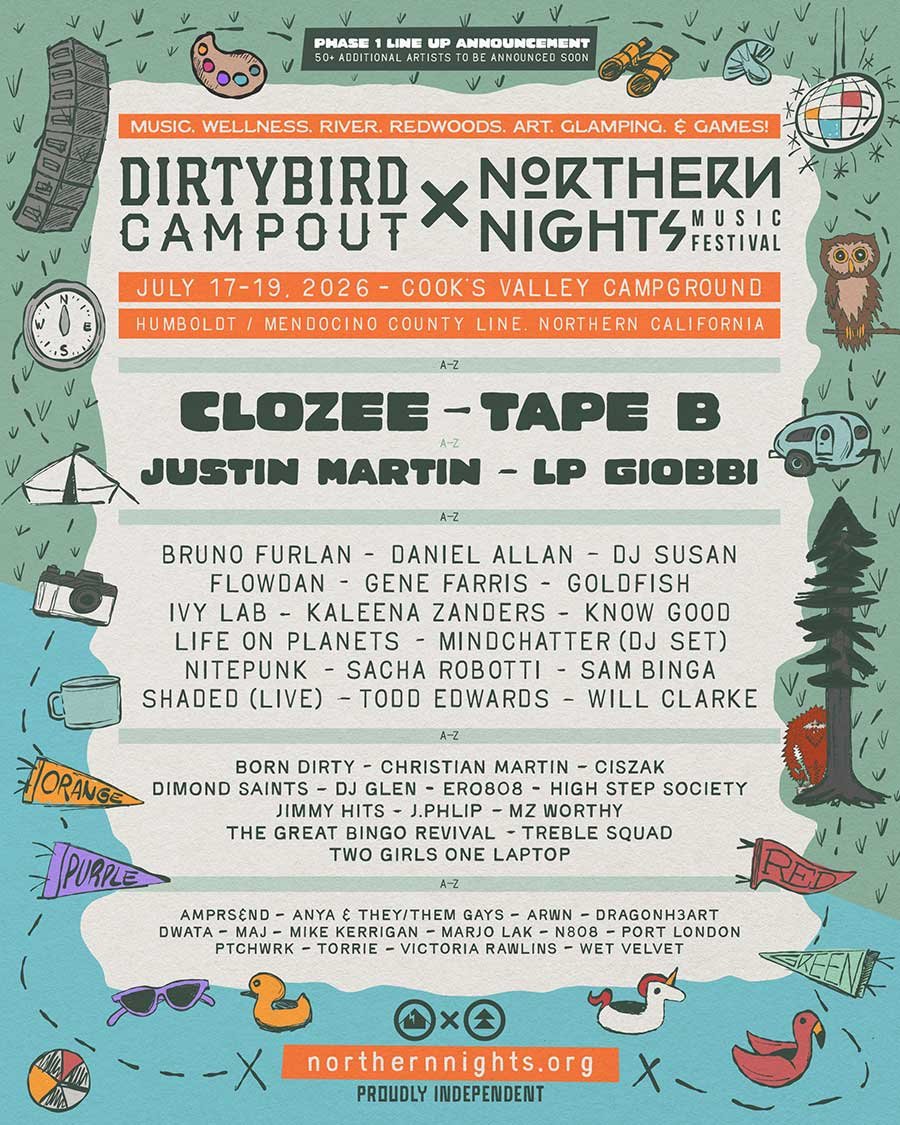 Dirty Bird Campout Northern Nights 2026 poster