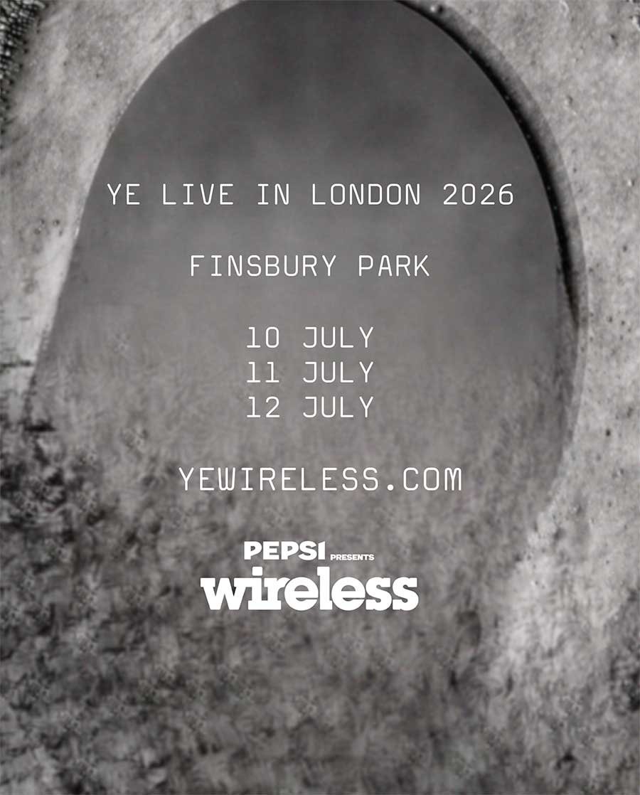 UK Ye to headline 3 nights at Wireless Festival 2026 poster