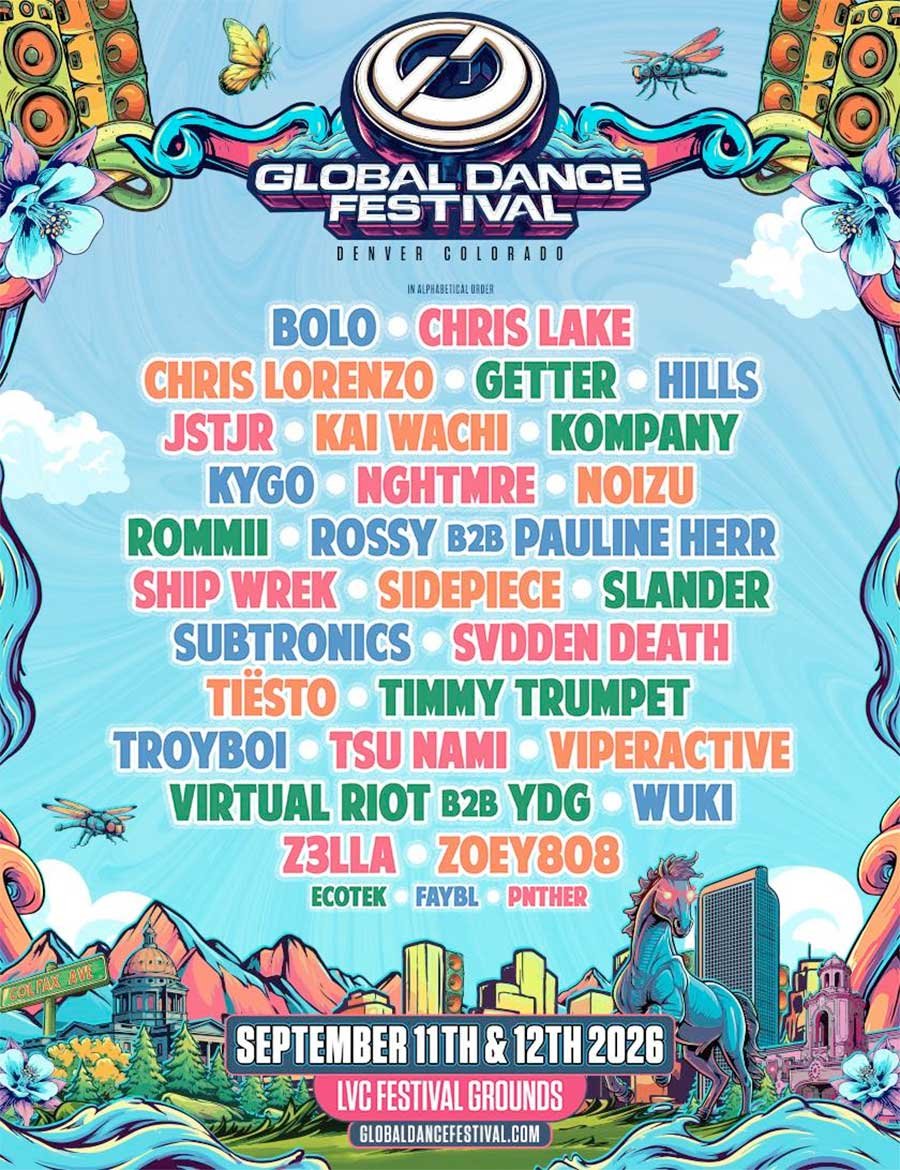 Global Dance Festival Colorado 2026 poster