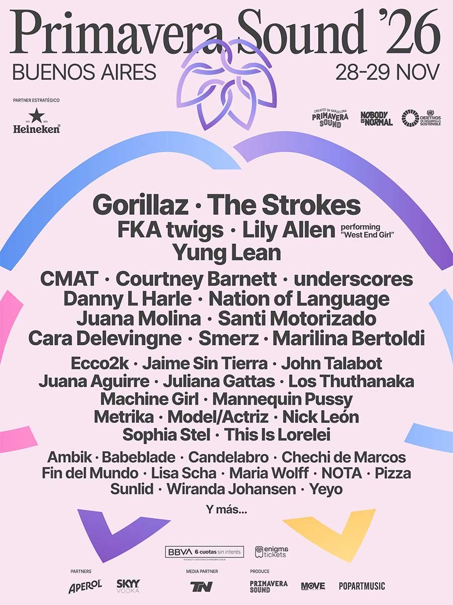 Primavera Sound Argentina 2026 poster