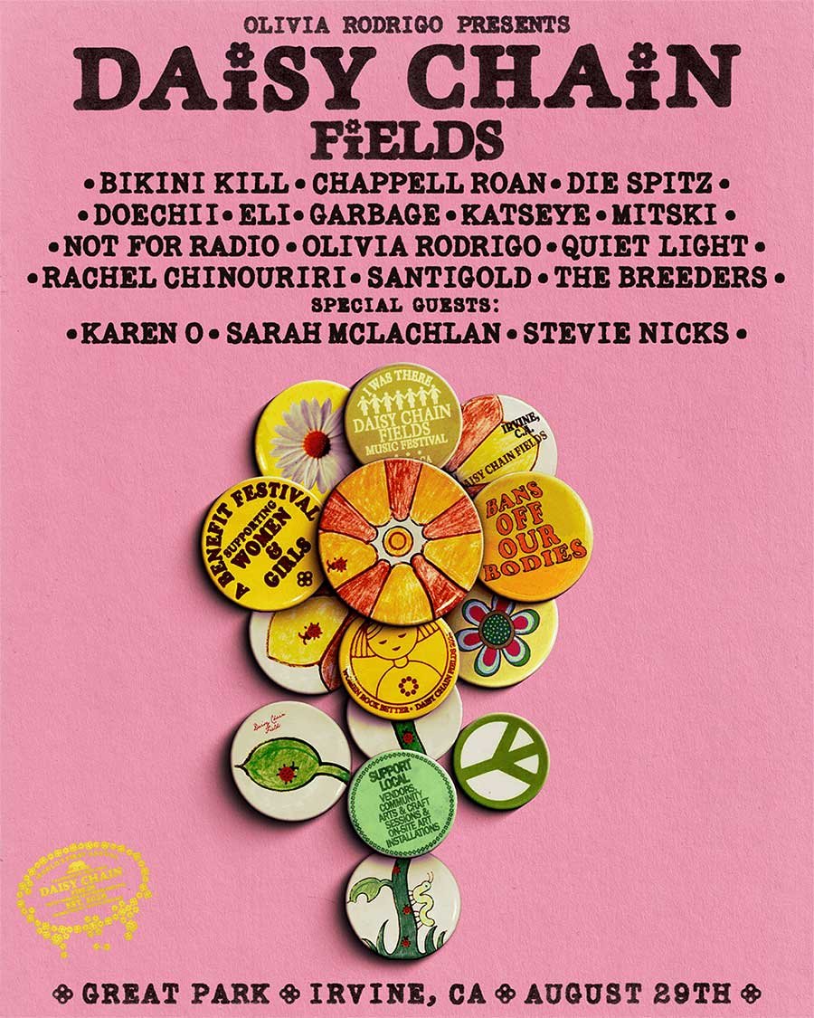 Daisy Chain Fields Festival 2026 poster