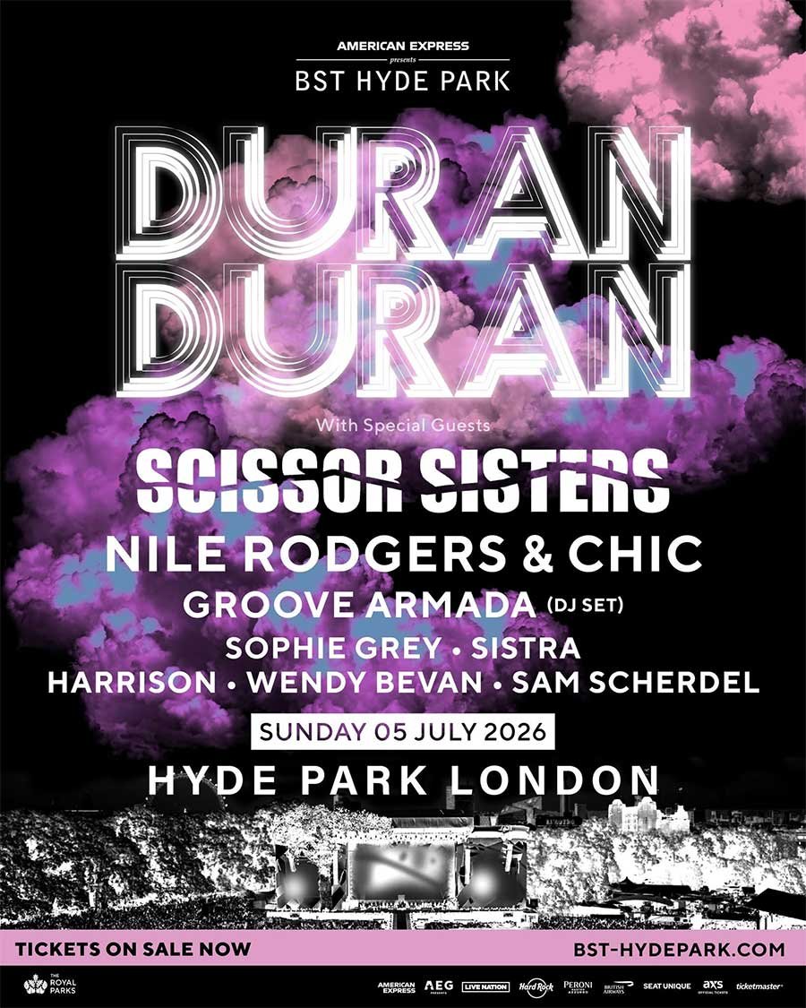 Duran Duran at BST Hyde Park 2026 poster
