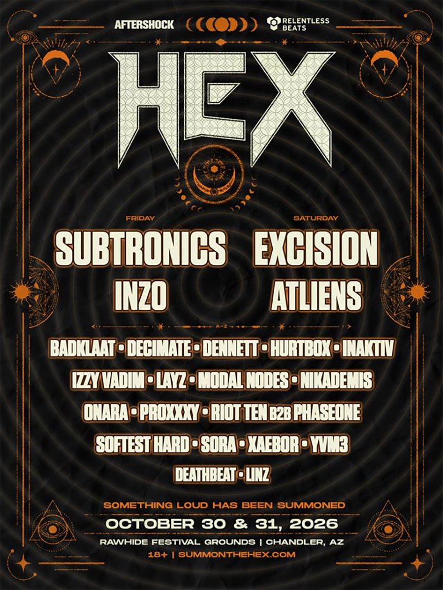 HEX Festival 2026 poster