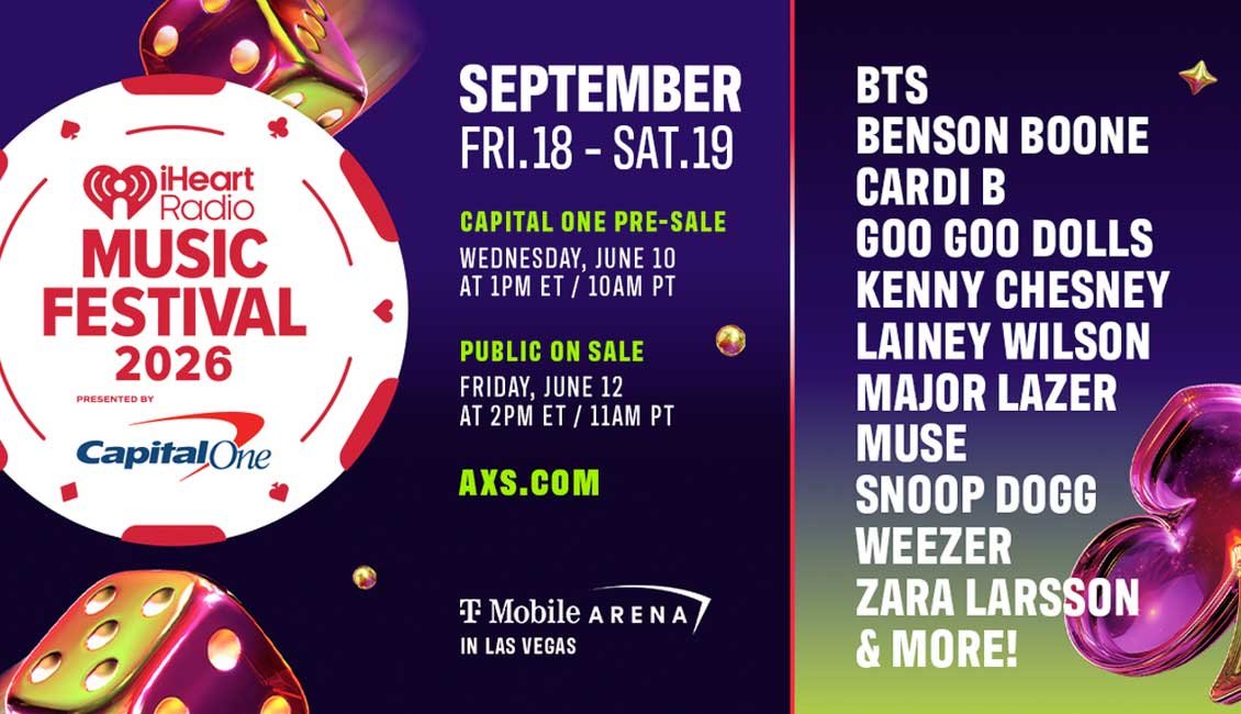 2026 iHeartRadio Music Festival Lineup Revealed