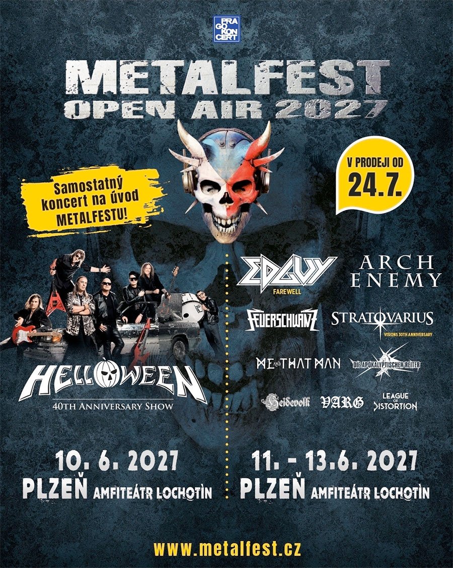 Metalfest Open Air Czech 2027 phase 1 poster