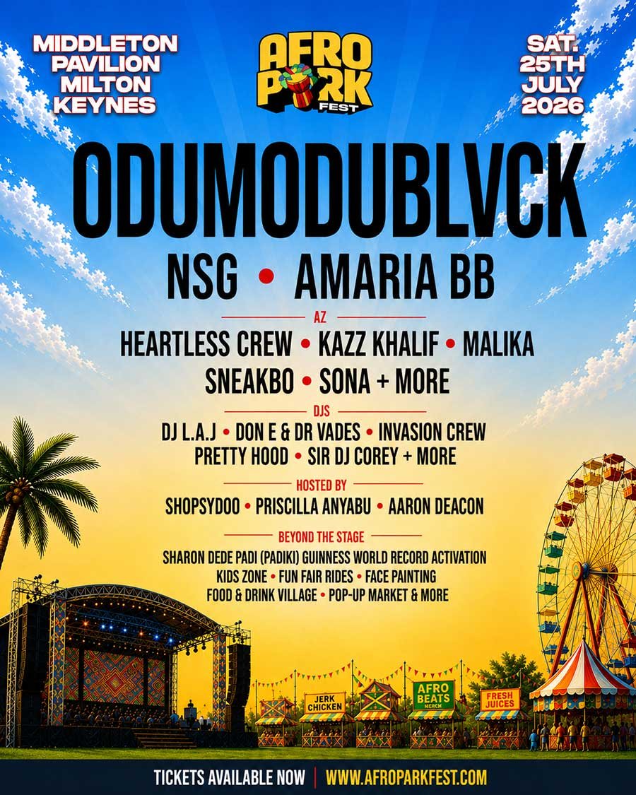 UK Afropark Fest 2026 poster