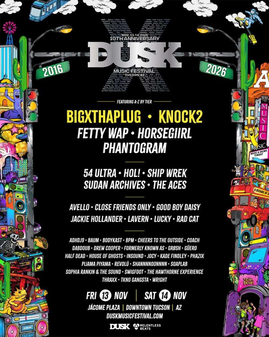 USA Dusk Music Festival 2026 poster