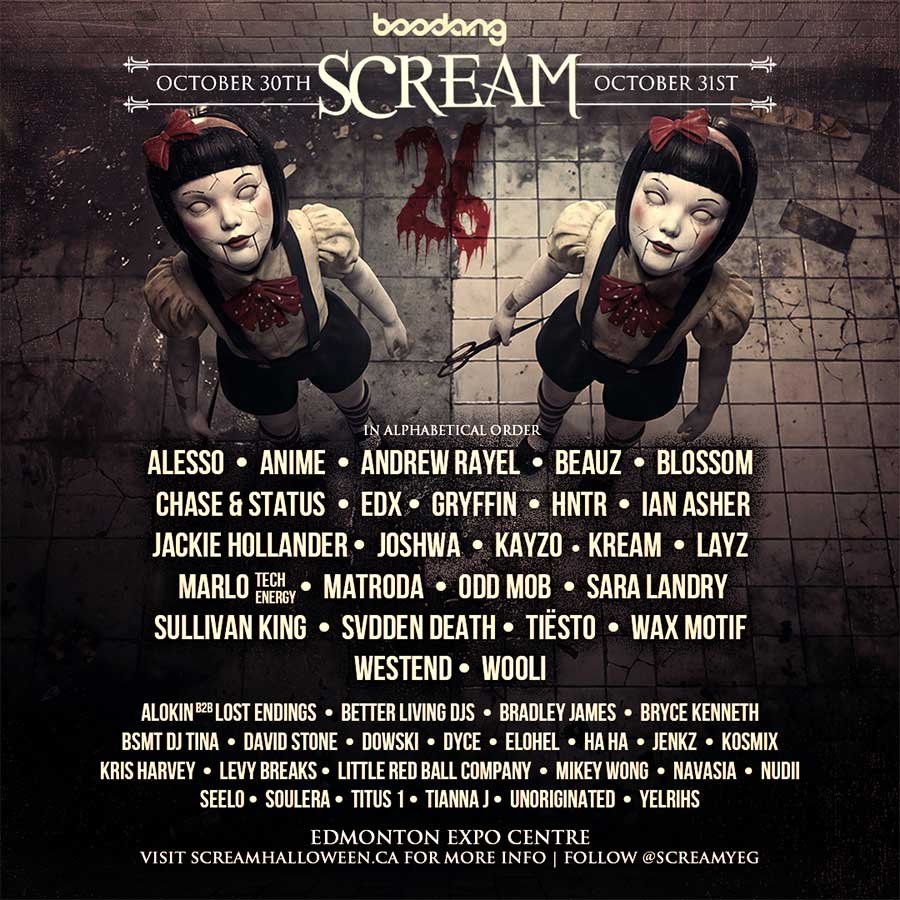 SCREAM Edmonton 2026 poster