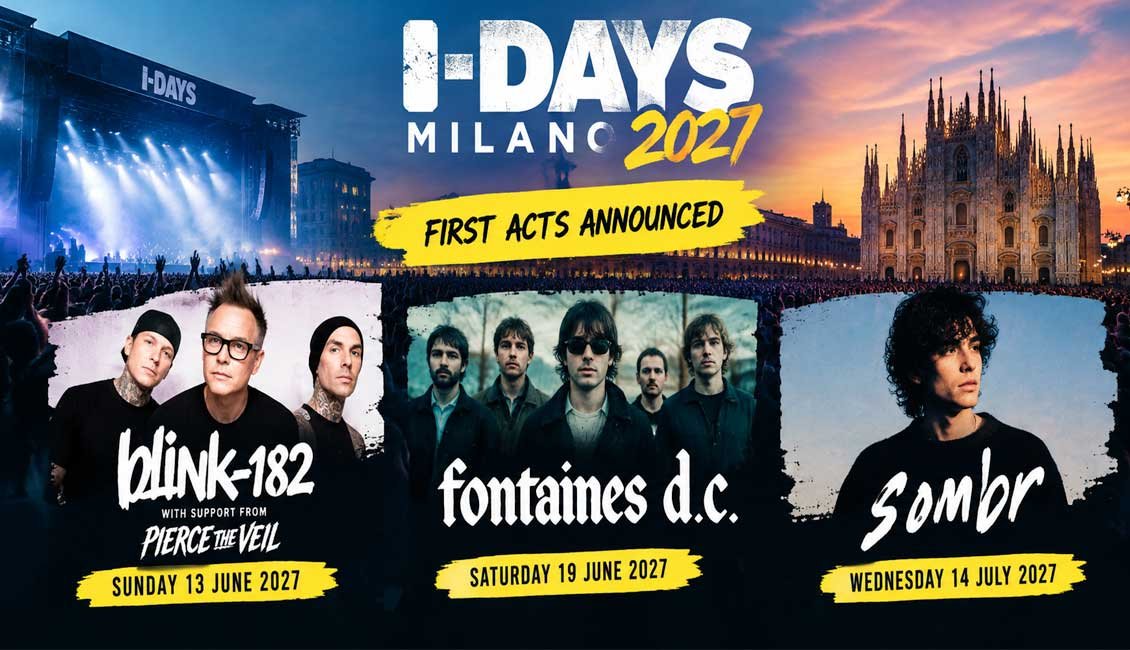 First bands announced for I Days Milano 2027