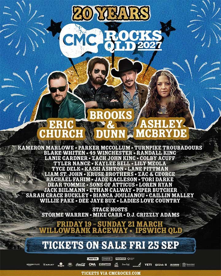 CMC Rocks 2027 Australia poster