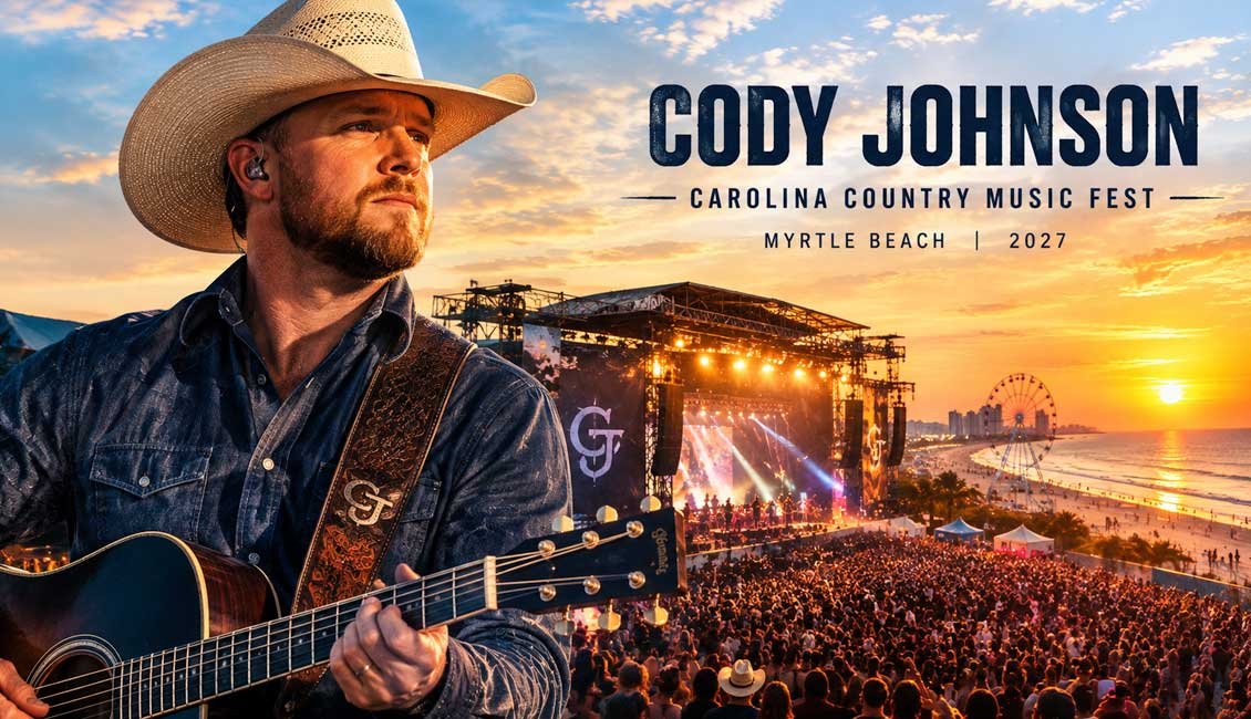Cody Johnson headlines Carolina Country Music Festival 2027