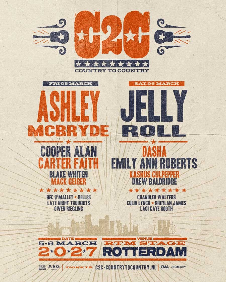 Country2Country Rotterdam 2027 poster