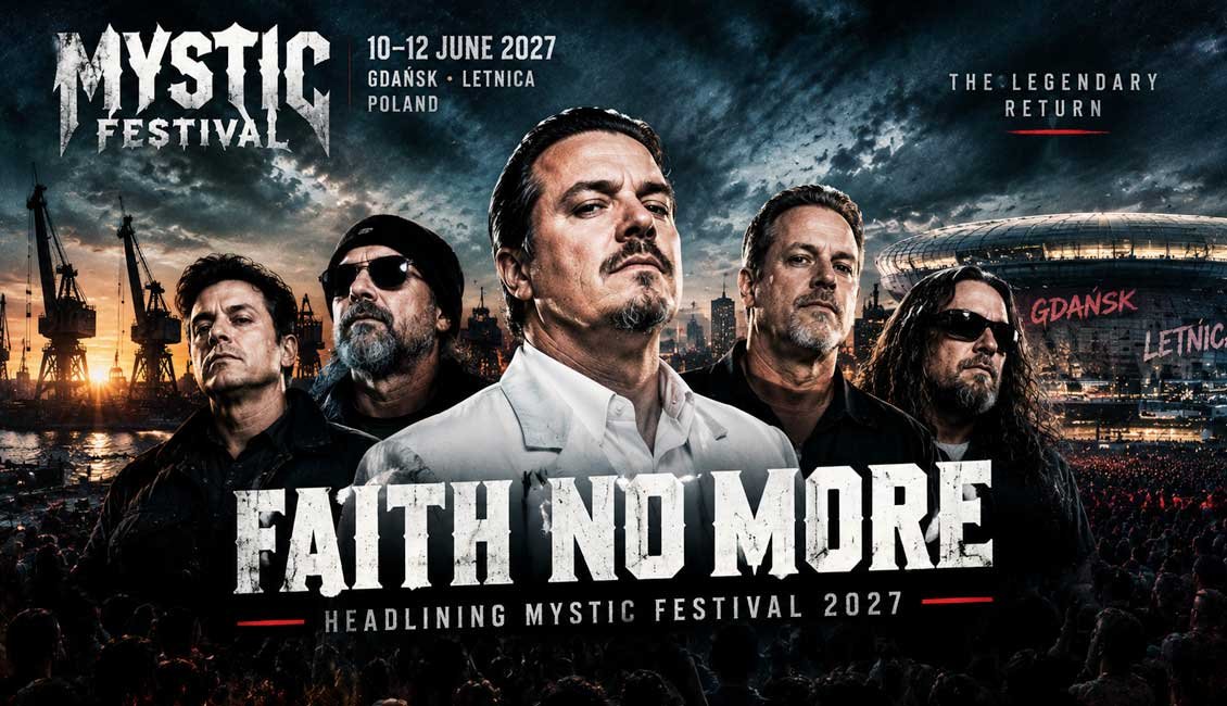 Faith No More headline Mystic Festival 2027 in Poland