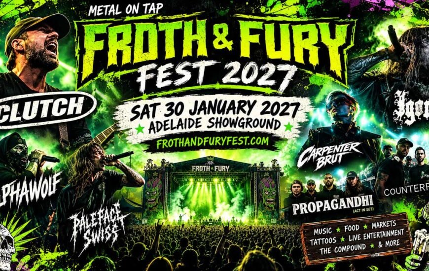 Froth and Fury Festival Adelaide 2027 news