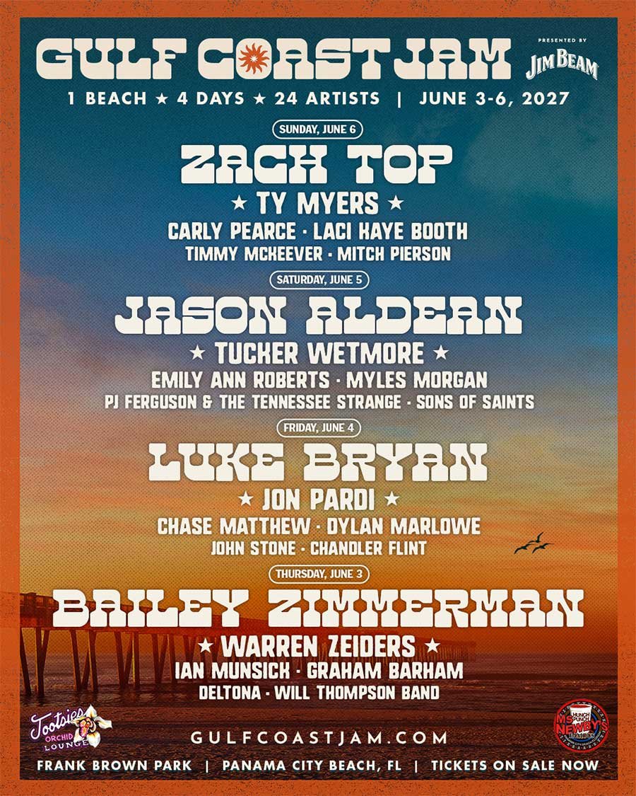 Gulf Coast Jam USA 2027 poster