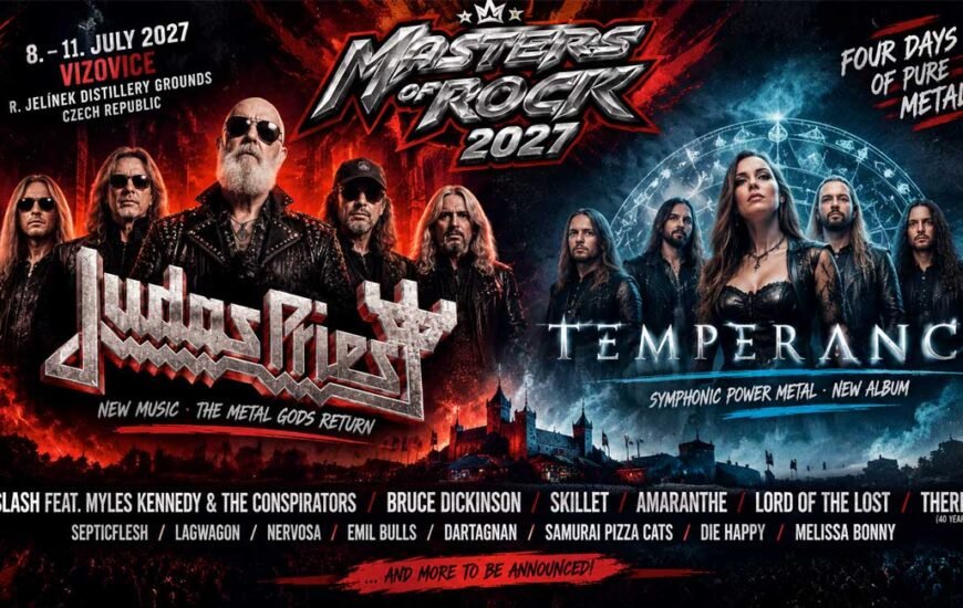 Masters of Rock Judas Priest and Temperence added news