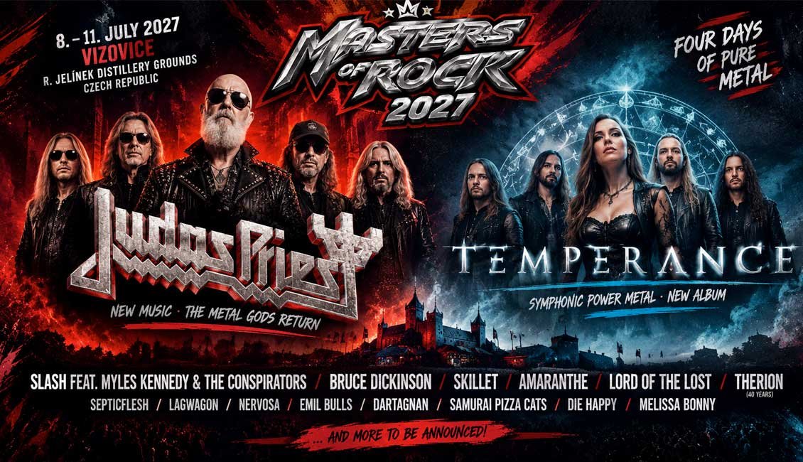 Masters of Rock Judas Priest and Temperence added news