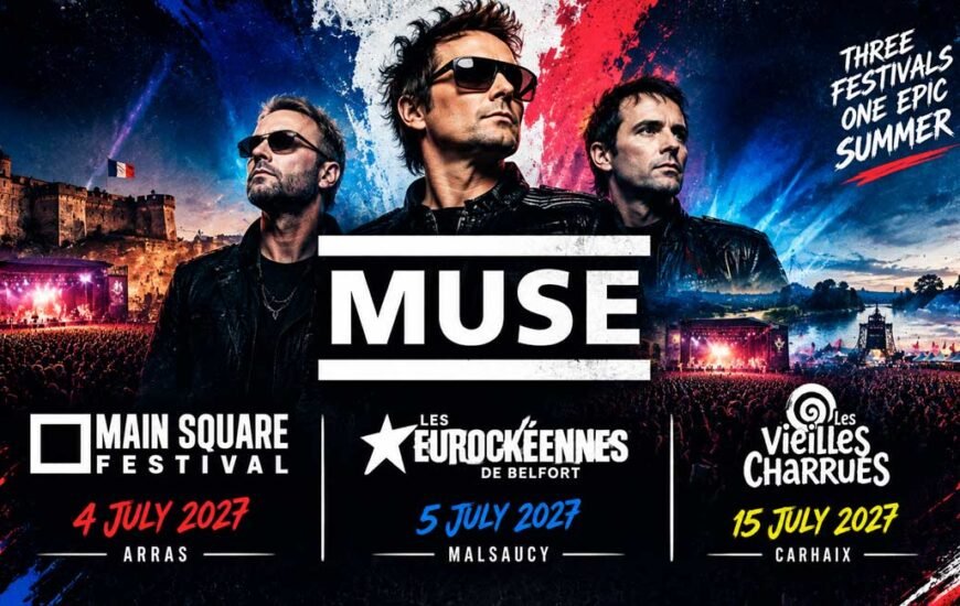 Muse headline 3 French Festivals in 2027