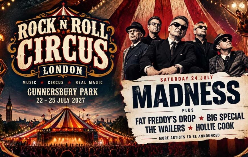 Rock n Roll Circus Lodon 2027 phase 1 news