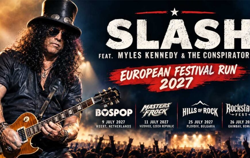 Slash European festivals 2027 news