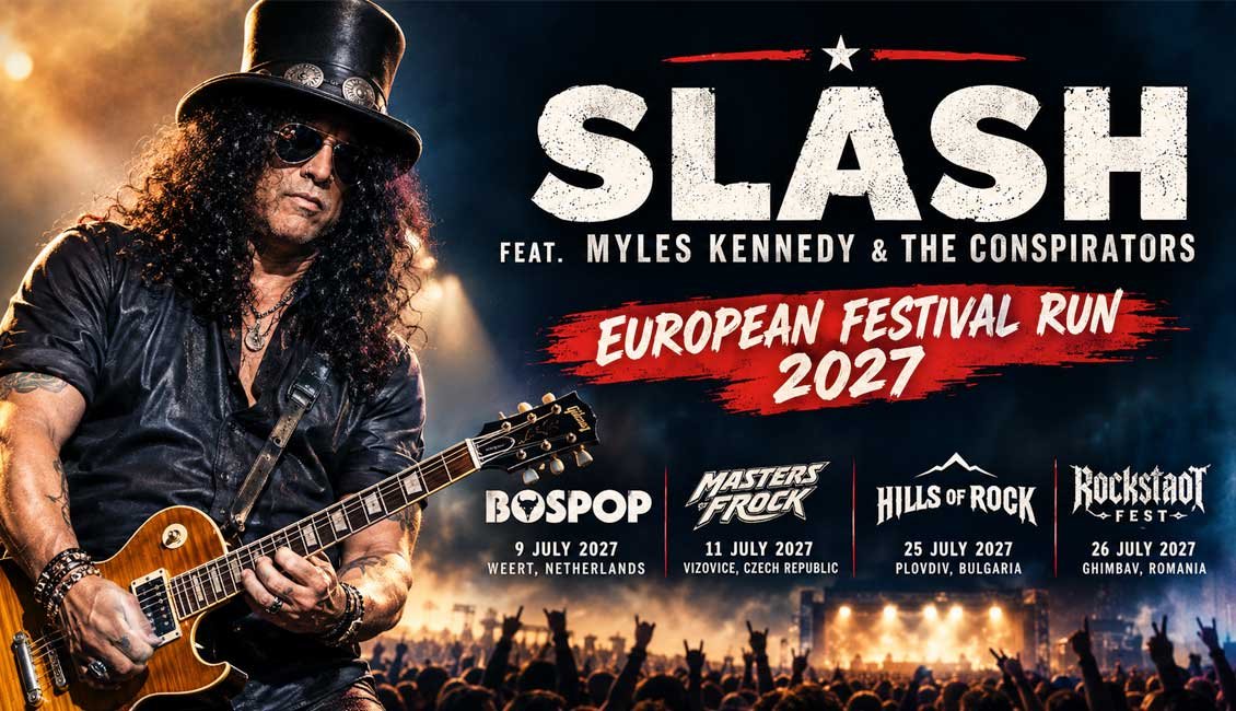 Slash European festivals 2027 news