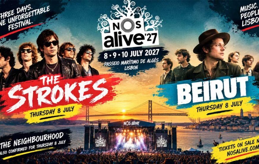The Strokes and Beirut play NOS Alive 2027