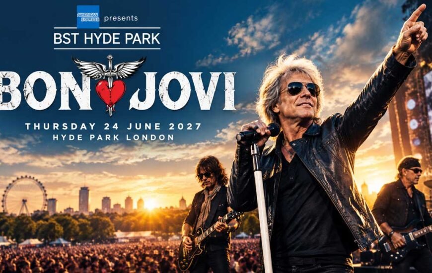 UK Bon Jovi play BST Hyde Park 2027