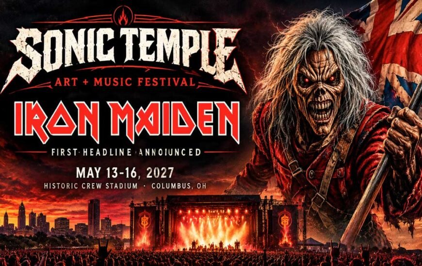 USA Sonic Temple Festival 2027 Iron Maiden headliners